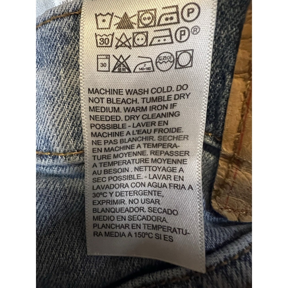Vintage Levi's 527 Bootcut Jeans Men's 32x30 Blue Denim Western Cowboy Stretch - Picture 6 of 7